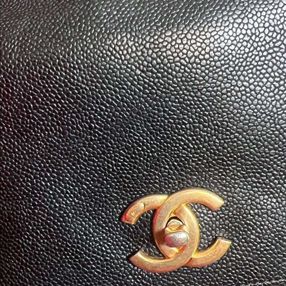 Chanel Business Affinity bag in black grained calfskin/caviar leather crossbody
